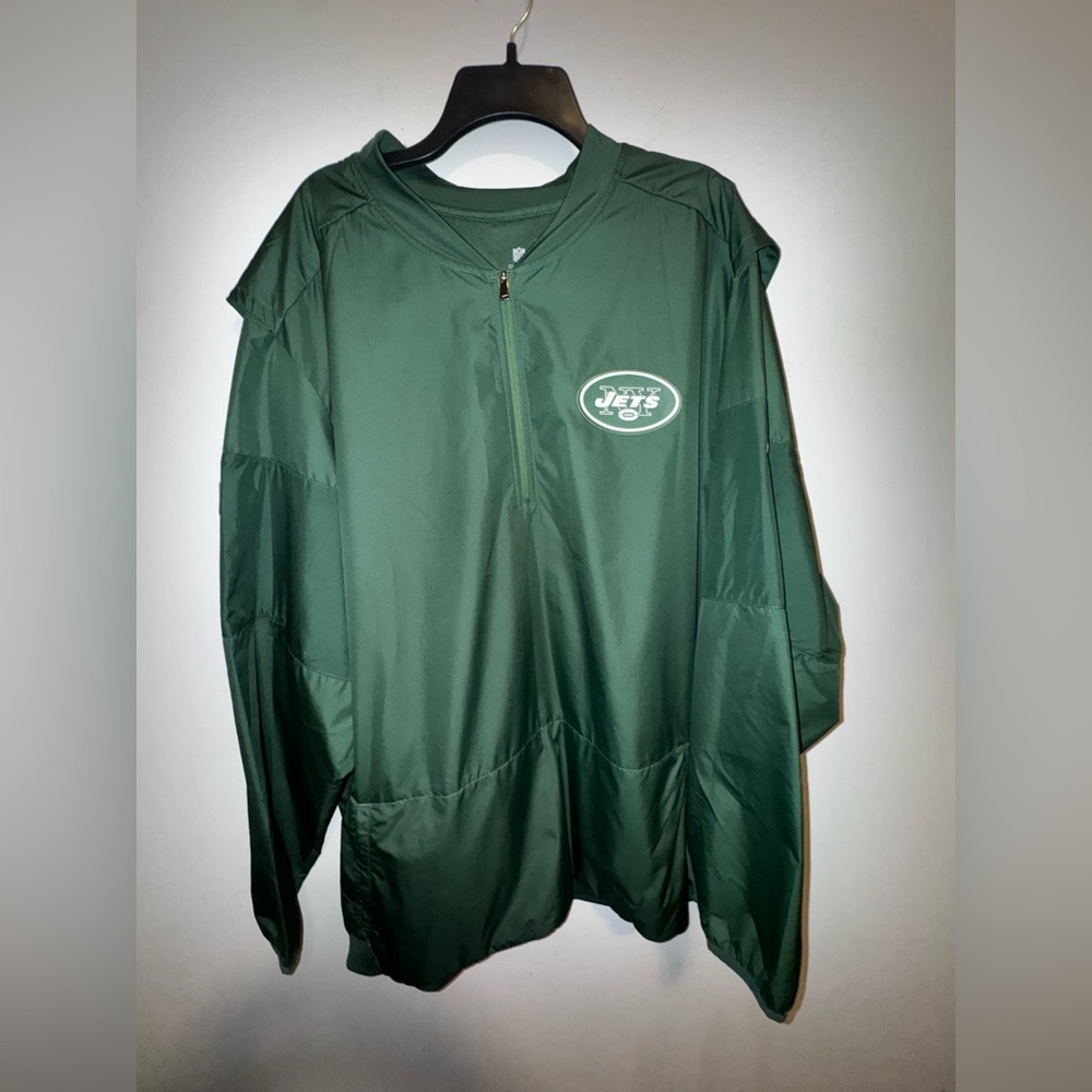 NFL NY Jets Green On-Field Coach’s 4XL Pullover by Nike